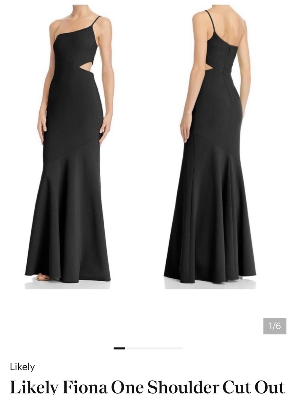 Black Full length formal dress